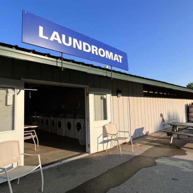  ... with a laundrette