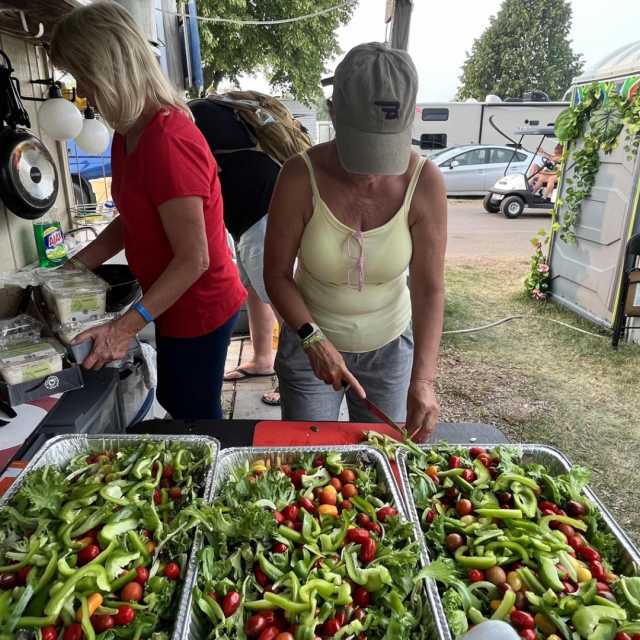 Catering for the evening meal