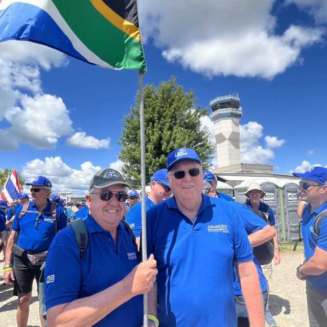 Karl & Graham leading the parade